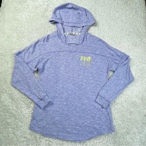 Victoria’s Secret PINK Purple Hoodie Cut Out Keyhole Back Lightweight Medium